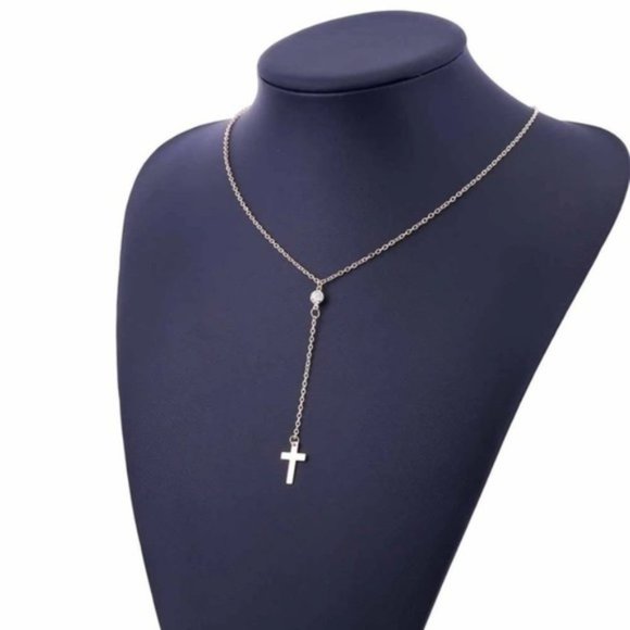 !!!5 for $25 Y Shaped Cross Charm Necklace - Picture 5 of 7